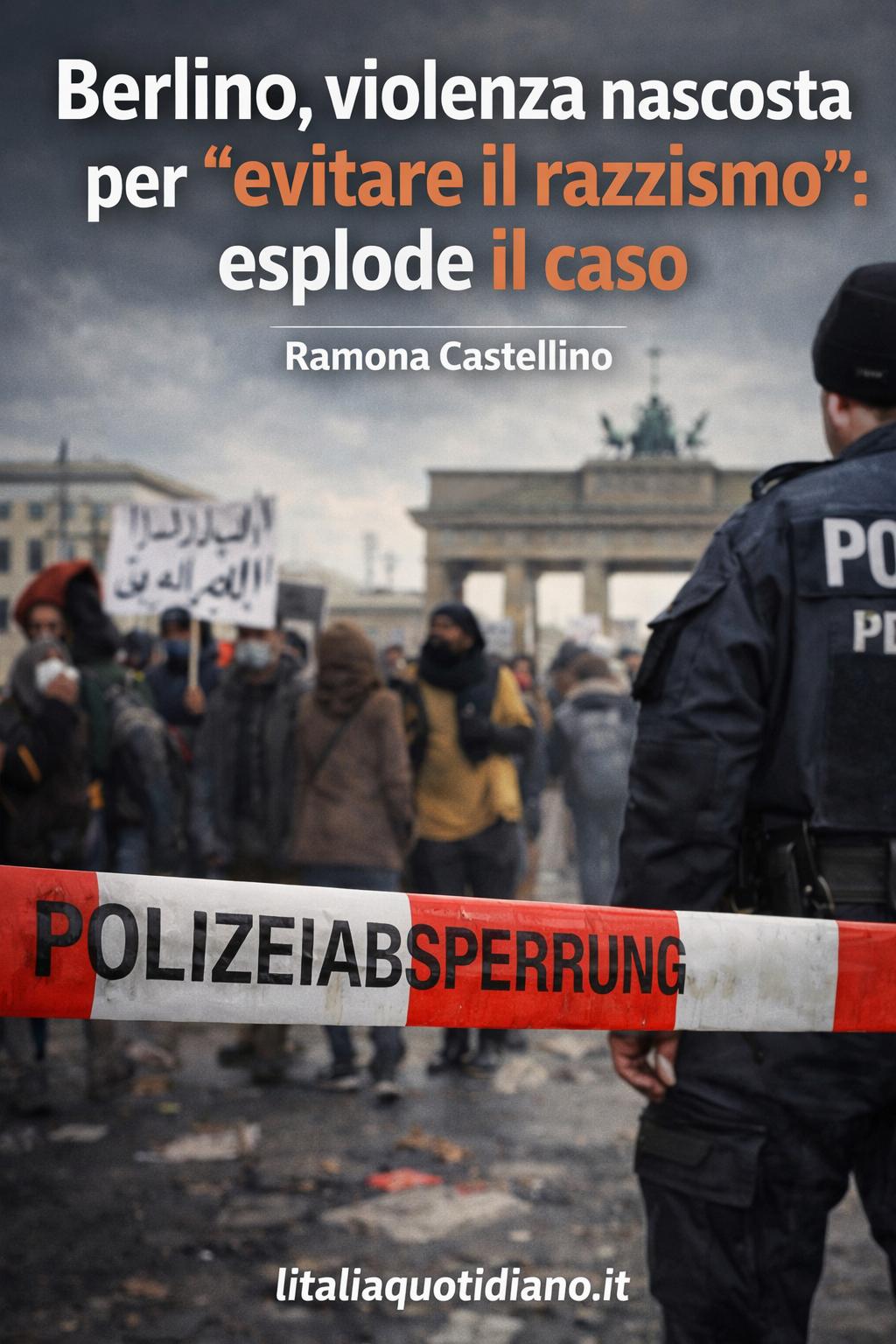Berlino, violenza nascosta per “evitare il razzismo”: esplode il caso