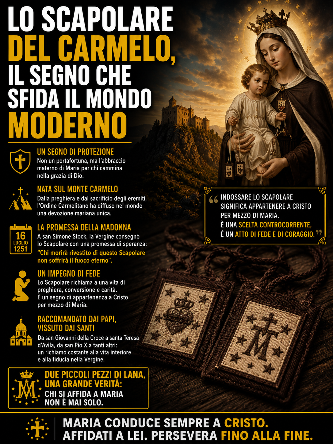 Lo Scapolare del Carmelo, il Segno che sfida il mondo moderno