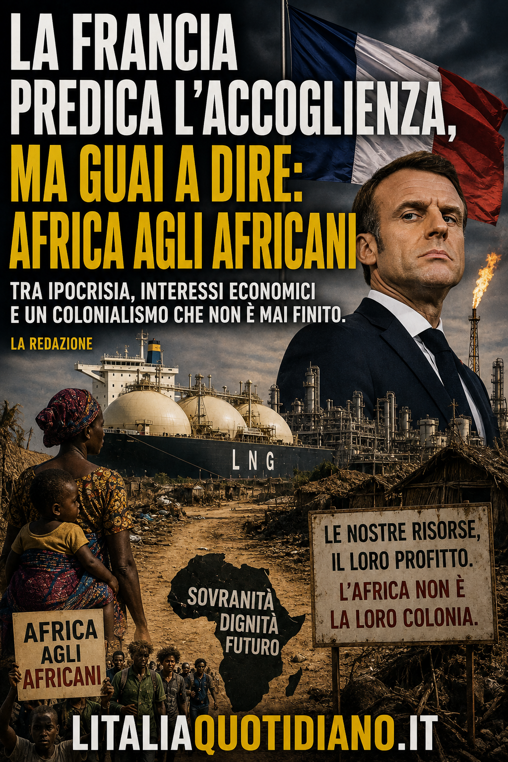 La Francia predica l’accoglienza, ma guai a dire: Africa agli africani