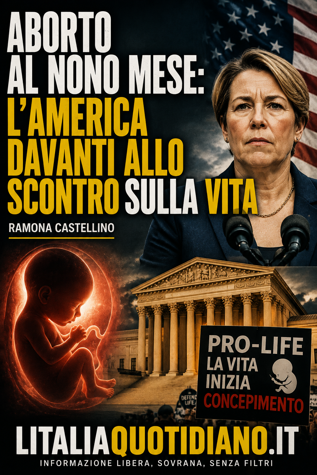 ABORTO AL NONO MESE: L’AMERICA DAVANTI ALLO SCONTRO SULLA VITA