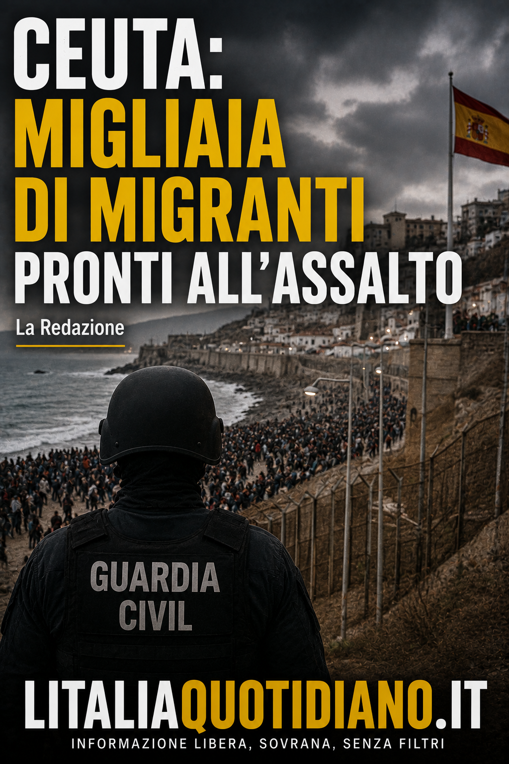 Ceuta: migliaia di migranti pronti all’assalto