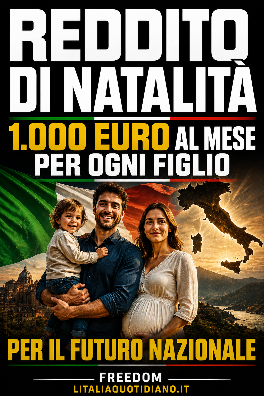 REDDITO DI NATALITA’… PER IL FUTURO NAZIONALE!