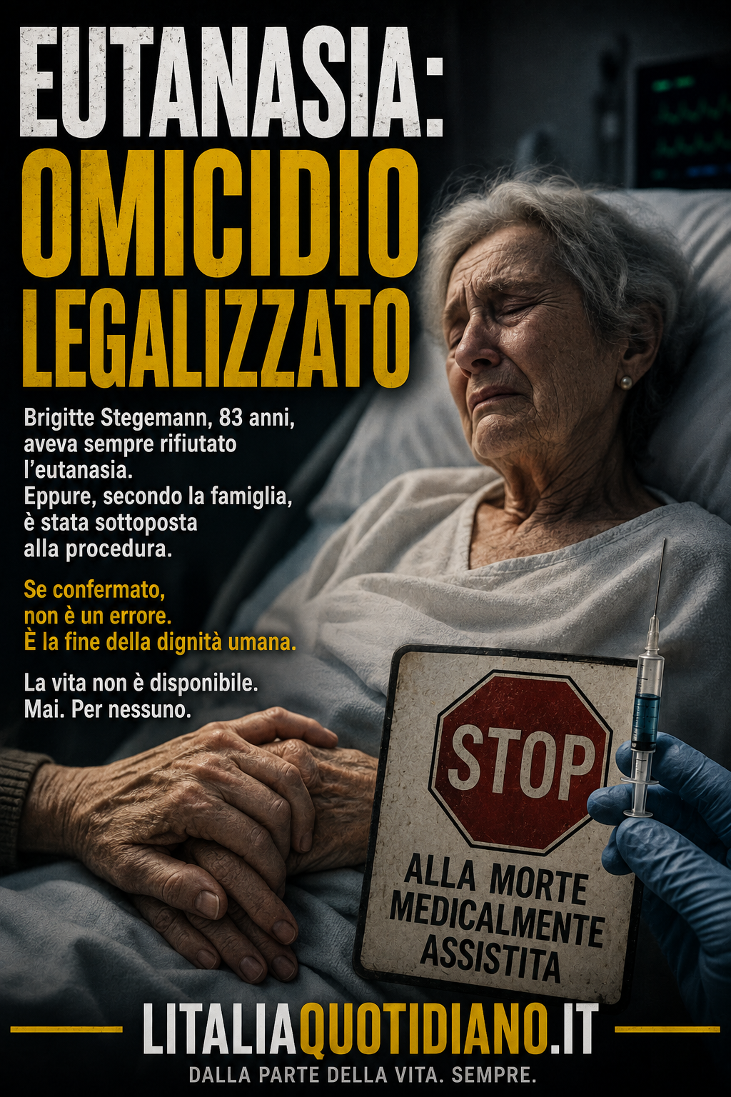 Eutanasia: omicidio legalizzato