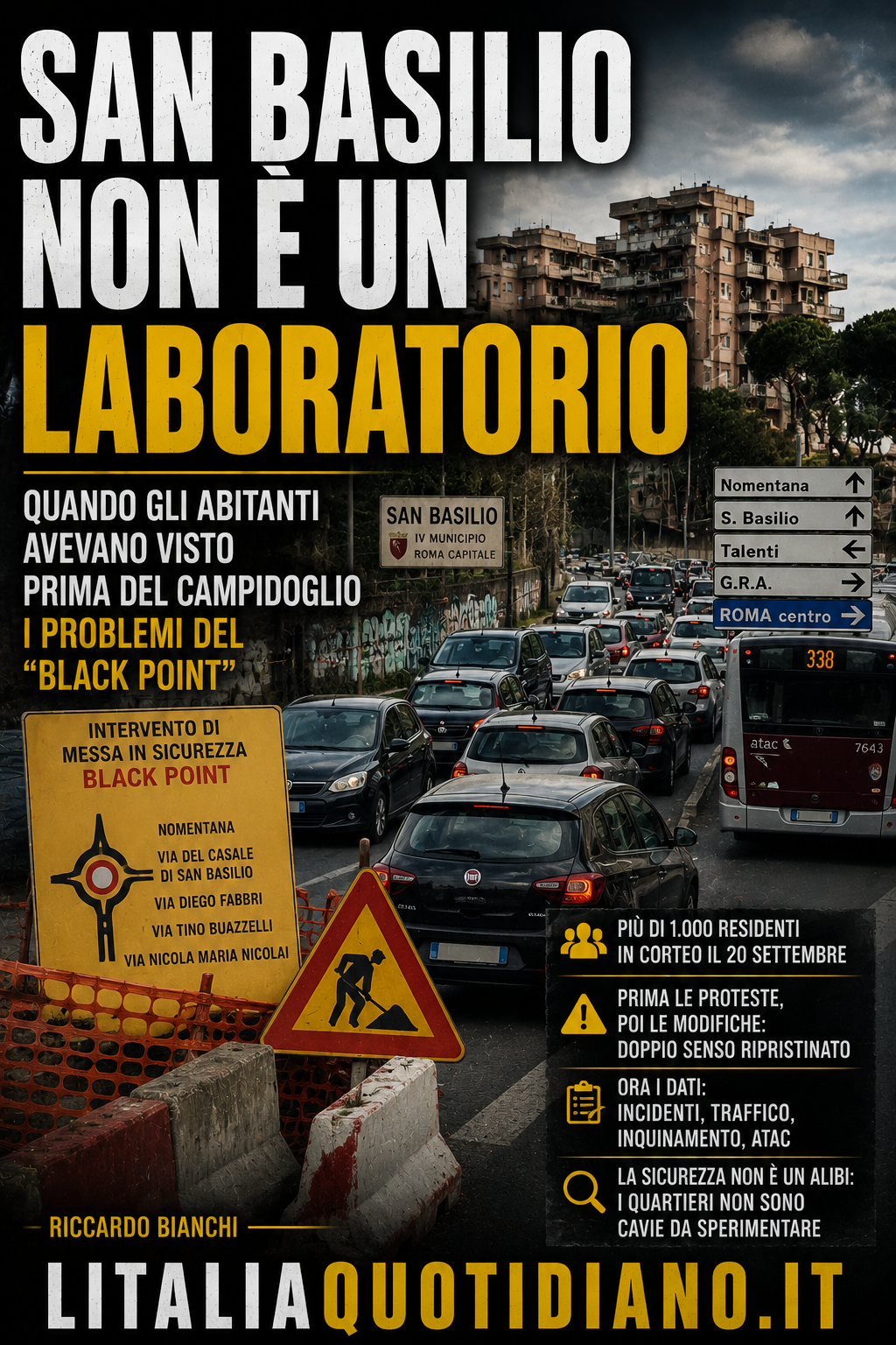 San Basilio non è un laboratorio: quando gli abitanti avevano visto prima del Campidoglio i problemi del “black point”
