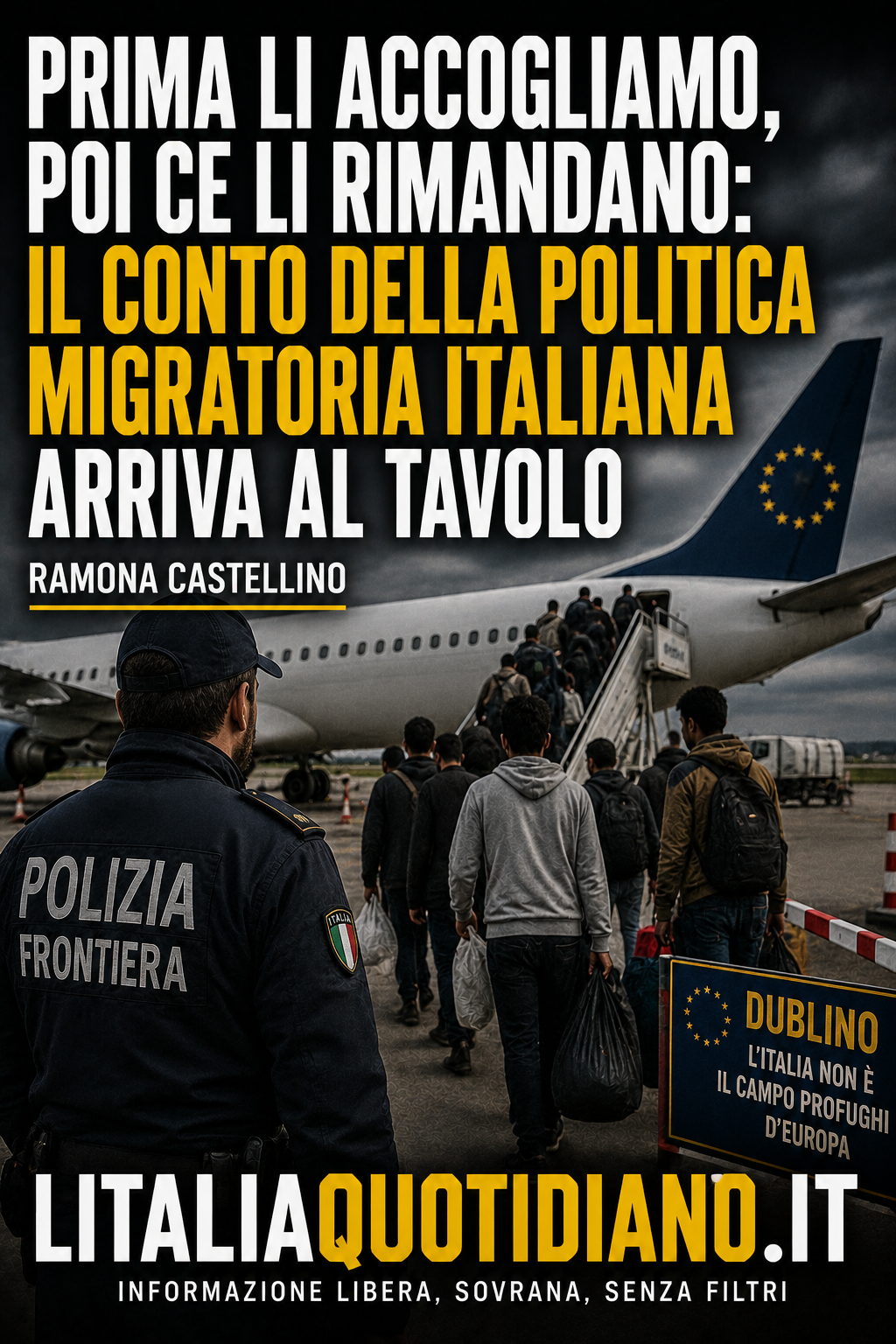 Prima li accogliamo, poi ce li rimandano: il conto della politica migratoria italiana arriva al tavolo