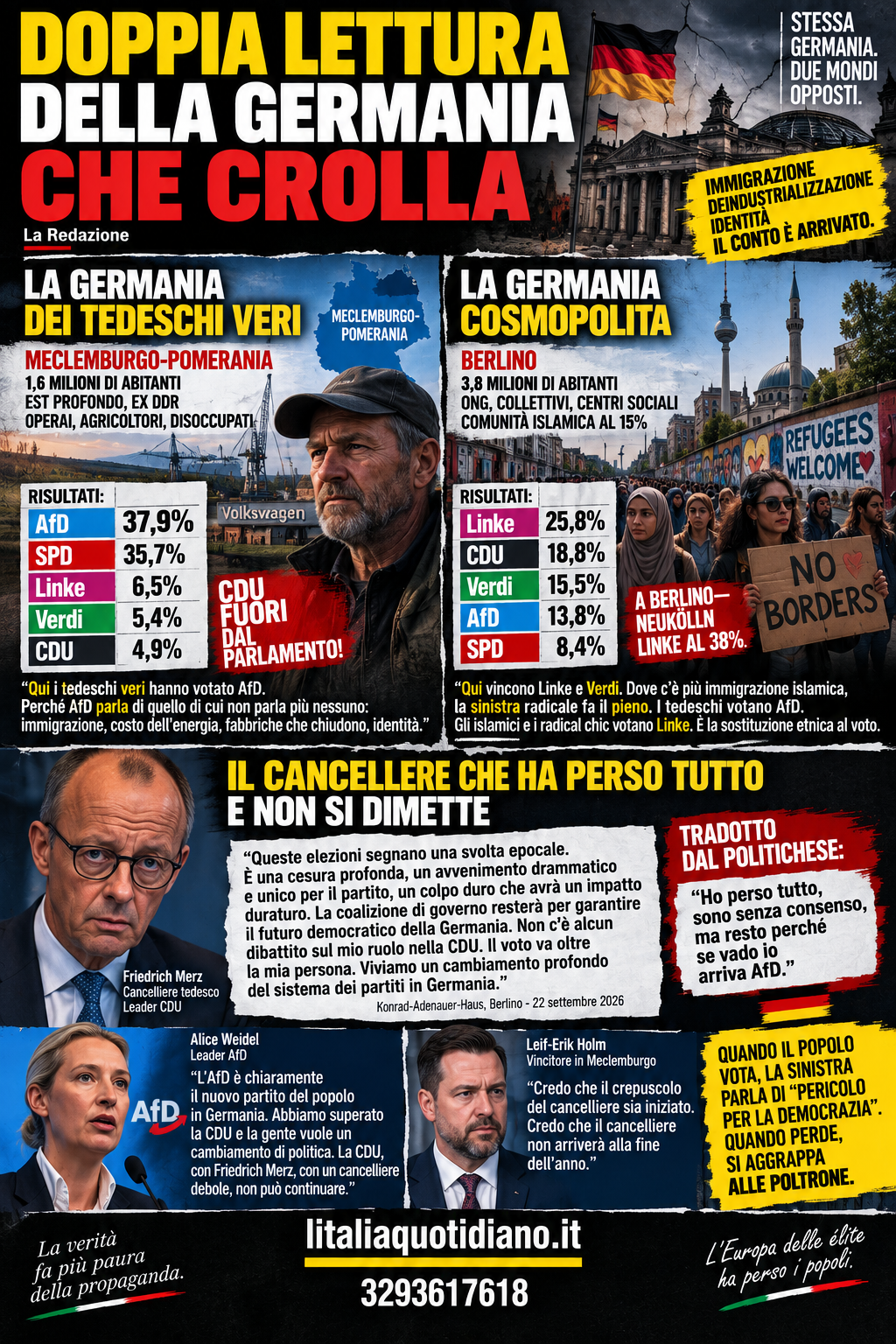 DOPPIA LETTURA DELLA GERMANIA CHE CROLLA