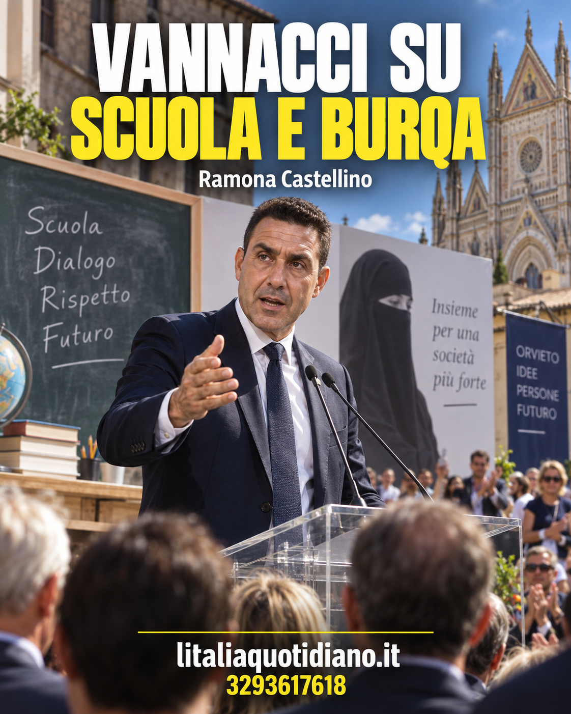 VANNACCI SU SCUOLA E BURQA